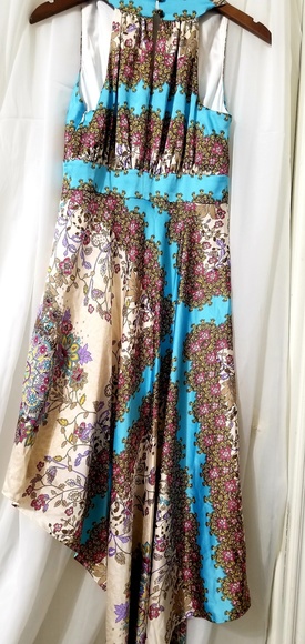 Antonio Melani Maxi Halter Floral Dress size 4 - Picture 3 of 8